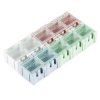 קופסה מודולרית לאחסון רכיבים - 25x31.5x21.5 מ"מ - לבן