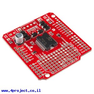 מגן Arduino - דוחף מנוע Ardumoto