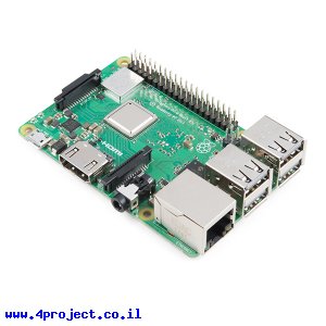 כרטיס פיתוח - Raspberry Pi 3 - דגם B+