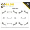 חיבור כפול 90 מעלות, דגם (1-5) - חבילה של 2