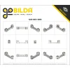 חיבור כפול 90 מעלות, דגם (1-5) - חבילה של 2