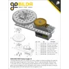 מנוע סרוו (סטנדרטי) סדרת 2000 של goBILDA - דגם 25-502 (כוח, 5 סיבובים)