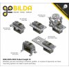 מנוע סרוו (סטנדרטי) סדרת 2000 של goBILDA - דגם 25-502 (כוח, 5 סיבובים)