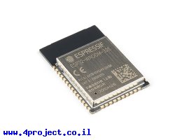 תמונה של מוצר כרטיס פיתוח ESP32-WROOM-32E, 16MB, אנטנת PCB