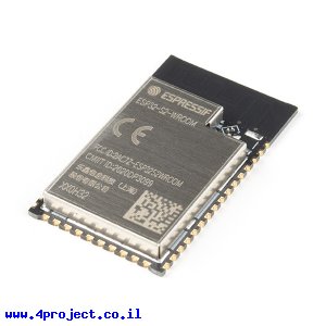 כרטיס פיתוח ESP32-S2-WROOM, 4MB, אנטנת PCB