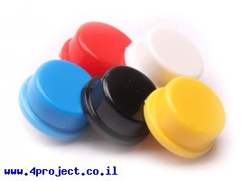 תמונה של מוצר כובע לכפתור 12x12 מ"מ - צהוב