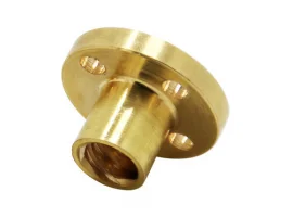תמונה של מוצר אום לבורג הנעה 8mm, תנועה של 8 מ"מ לסיבוב - חורים ללא הברגה (סין)