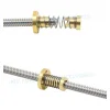 אום לבורג הנעה 8mm, תנועה של 8 מ"מ לסיבוב - קפיץ למניעת backlash (סין)