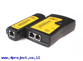 תמונה של מוצר בודק תקינות כבלי RJ45/RJ11