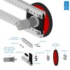 פרופיל מיני של Actobotics - אורך 12.32" (12.696")