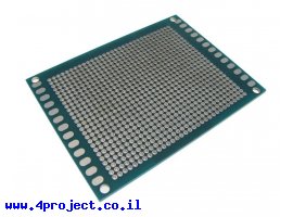 תמונה של מוצר לוח הלחמה דו-צדדי 60x80 מ"מ - חורים 2.0 מ"מ