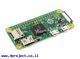 תמונה של מוצר כרטיס פיתוח - Raspberry Pi Zero - דגם V1.3