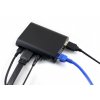 מארז לכרטיסי Raspberry PI 3 - פלסטיק שחור מעוגל