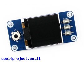 תמונה של מוצר מסך LCD 1.44" 128x128, ממשק RPi