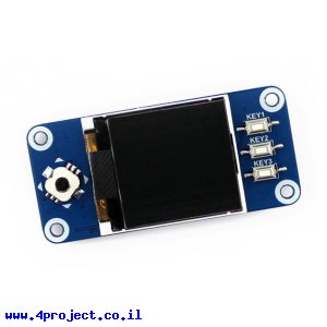 מסך LCD 1.44" 128x128, ממשק RPi