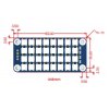 מטריצת לדים 8x4 RGB ל-Raspberry PI