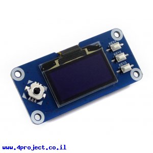 מסך OLED 1.3" 128x64, ממשק RPi