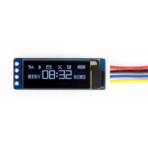 מסך OLED 0.91" 128x32, ממשק I2C