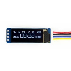 מסך OLED 0.91" 128x32, ממשק I2C