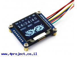 תמונה של מוצר מסך OLED 1.5" 128x128, ממשק I2C/SPI