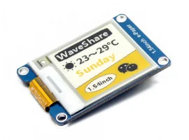 תמונה של מוצר מסך E-Ink ל-3 צבעים (צהוב, שחור, לבן) , גודל 1.54", רזולוציה 152x152