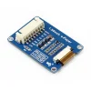 מסך E-Ink ל-3 צבעים (צהוב, שחור, לבן) , גודל 1.54", רזולוציה 152x152