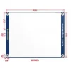 מסך E-Ink ל-3 צבעים (צהוב, שחור, לבן), גודל 4.2", רזולוציה 400x300