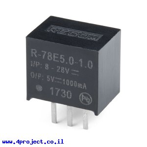 מייצב מתח ממותג R-78E - 5V - 1A