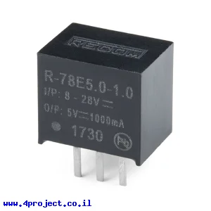 מייצב מתח ממותג R-78E - 5V - 1A