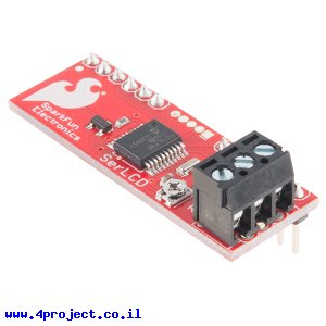 מתאם תקשורת טורית למסכי שורות LCD
