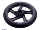תמונה של מוצר גלגל סקייטים 200x30 מ"מ - שחור