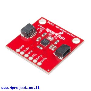 חיישן תאוצה שלושה צירים דגם MMA8452Q - חיבור Qwiic