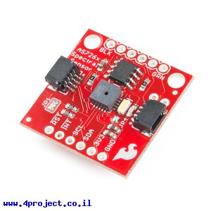 חיישן ספקטרוסקופיה לטווח NIR דגם AS7263 - חיבור Qwiic