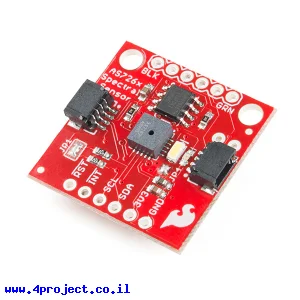 חיישן ספקטרוסקופיה לטווח NIR דגם AS7263 - חיבור Qwiic
