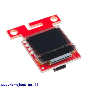 מסך Micro OLED 64x48 - חיבור Qwiic
