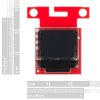 מסך Micro OLED 64x48 - חיבור Qwiic