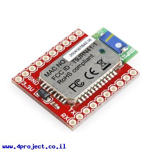 מודול BlueTooth RN-41 על כרטיסון