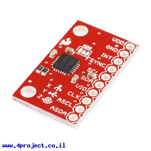 IMU בעל 6 דרגות חופש על בסיס MPU-6050