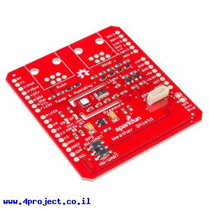 מגן Arduino - תחנת ניטור מזג אוויר