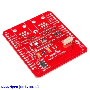 מגן Arduino - תחנת ניטור מזג אוויר