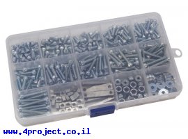 תמונה של מוצר ערכה של ברגים ואומים 6-32