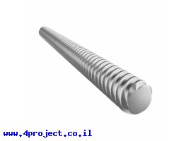 תמונה של מוצר בורג הנעה 8mm ACME, תנועה של 8 מ"מ לסיבוב – אורך 100 מ"מ (סין)
