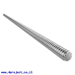 בורג הנעה 8mm ACME, תנועה של 8 מ"מ לסיבוב – אורך 330 מ"מ (סין)