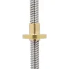 בורג הנעה 8mm ACME, תנועה של 8 מ"מ לסיבוב – אורך 600 מ"מ (סין)