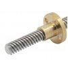 בורג הנעה 8mm ACME, תנועה של 8 מ"מ לסיבוב – אורך 800 מ"מ (סין)