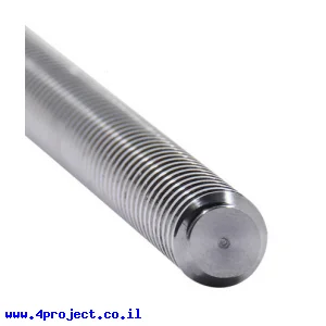 בורג הנעה 8mm ACME, תנועה של 2 מ"מ לסיבוב – אורך 100 מ”מ (סין)