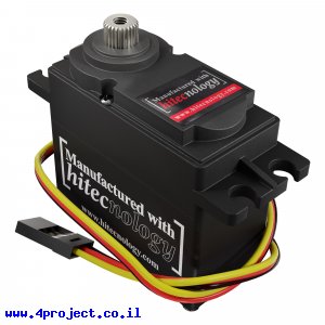 מנוע סרוו (סטנדרטי) - Hitec HSR-M9382TH - עושה 1.19 סיבובים