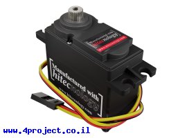 תמונה של מוצר מנוע סרוו (סטנדרטי) - Hitec HSR-M9382TH - עושה 7 סיבובים