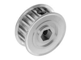 תמונה של מוצר גלגלת רצועת תזמון 5mm HTD לציר REX 8 מ"מ - 16 שיניים