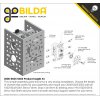 מנוע סרוו (סטנדרטי) סדרת 2000 של goBILDA - דגם 25-503 (מהירות, 5 סיבובים)